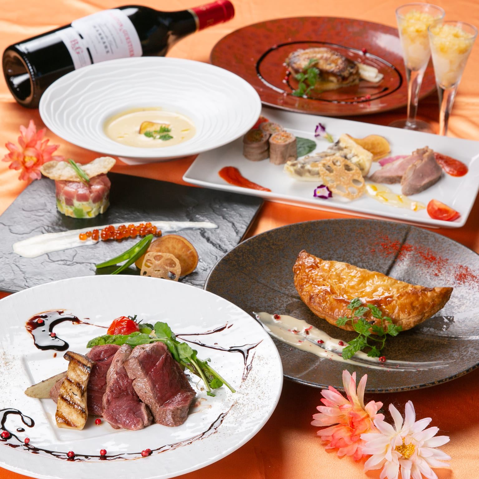 [M PRIME Umeda Store] Choose one of three Italian cuisine chef's selection full package vouchers