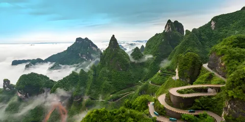 張家界日遊:天門山國家森林公園 & 张家界七十二奇楼