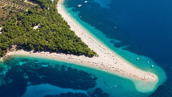 Private Charter Day Trip to Brac Island (Otok Brac) + Solta + Vela straza in Croatia