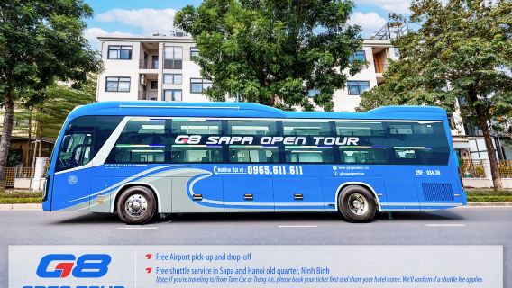 Autobús con cabina VIP con cama de Hanói - Sa Pa de G8 Open Tour: billete oficial