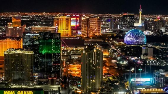 Las Vegas: Vuelo nocturno en helicóptero sobre el Strip de Las Vegas
