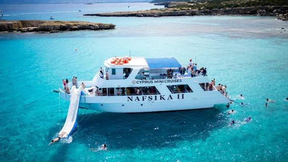 Latchi: Nafsika II Boat Cruise to the Blue Lagoon