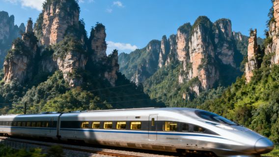Changsha zum Zhangjiajie National Forest Park: Private 2-Tages-Tour, Reiseführer, Bailong Elevator + Seilbahn