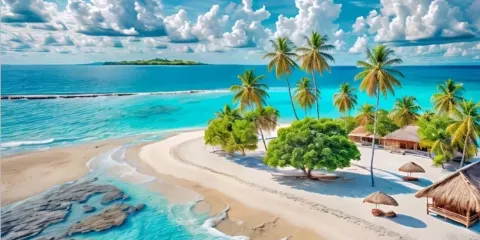 馬爾代夫總統府+國家美術館+蘇丹公園|印度洋珍珠鏈上的明珠