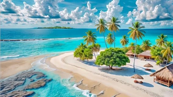 Istana Kepresidenan Maladewa + Galeri Nasional + Taman Sultan|Mutiara Samudra Hindia Tali Mutiara