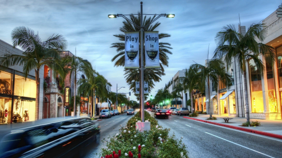 【美國洛杉磯包車】聖莫尼卡海灘+比佛利山+好萊塢星光大道