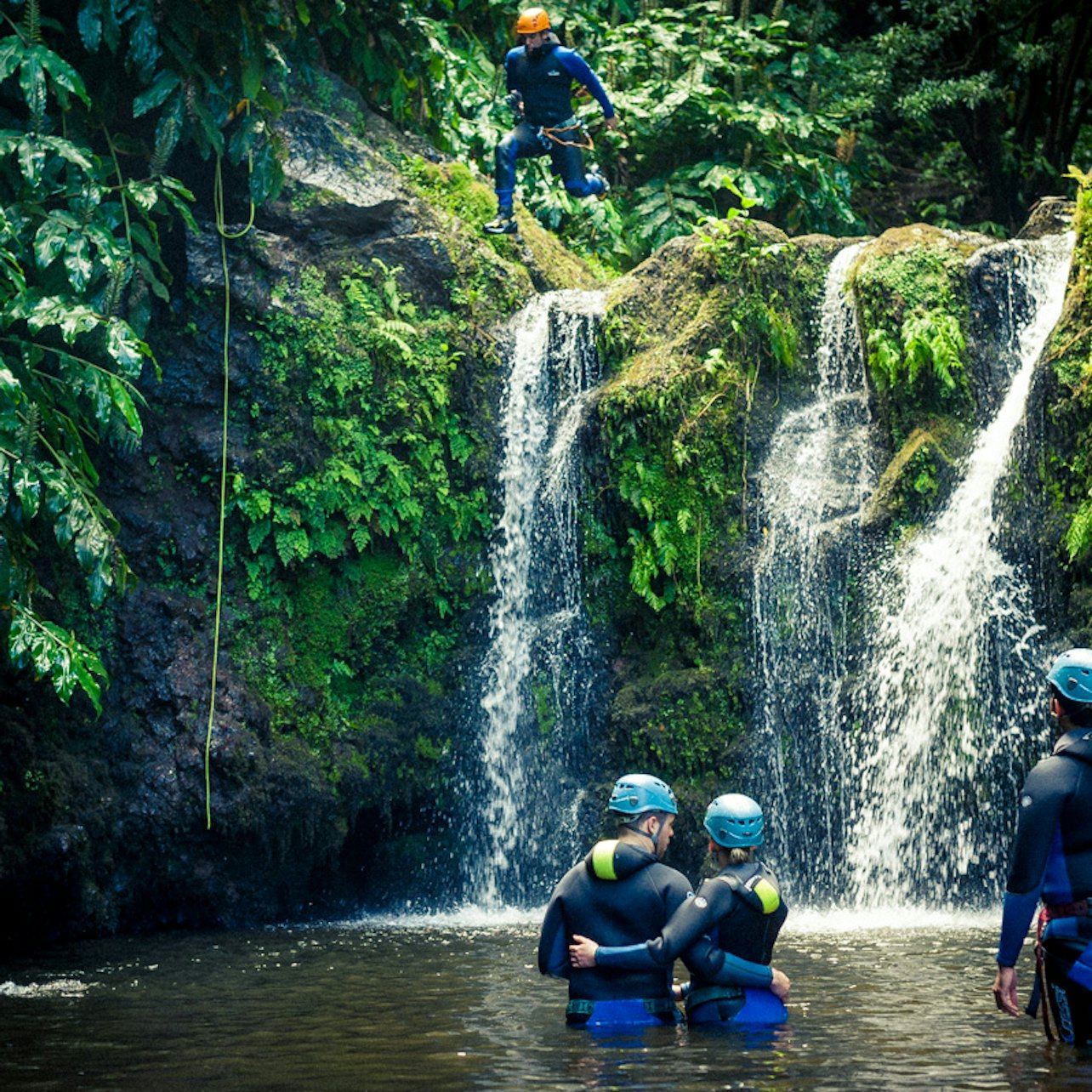 Canyoning in Ribeira dos Caldeirões