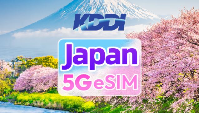  [일본 KDDI] 5GeSIM · 1일 100GB · 핫스팟 가능 · 실물 수령 불필요 · 일일 데이터/데이터 패키지 · 캘린더 데이(달력일) 기준 과금 · QR 코드