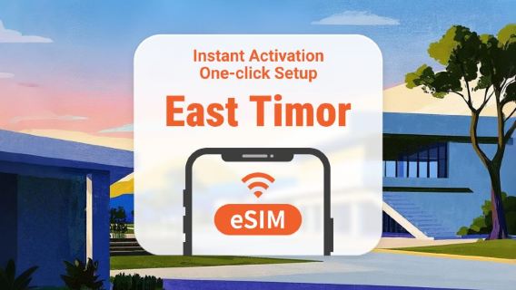 Timor-Leste eSIM | TikTok-åtkomst | 1–30 dagar | QR-kod