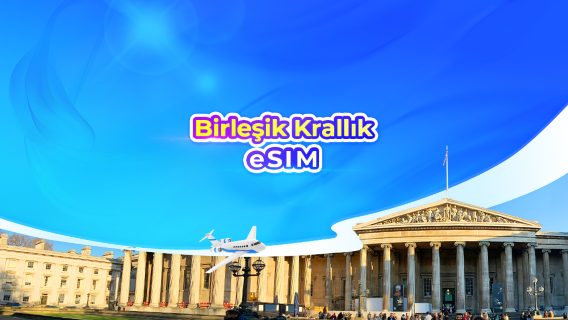 Birleşik Krallık 5G eSIM | Günlük Paket/Veri Paketi | 1-30 Gün | 24 Saatlik Faturalandırma | QR Kodu