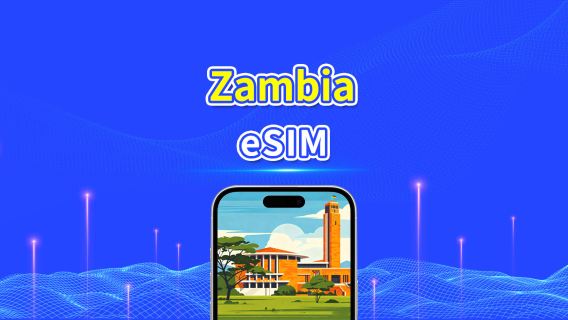 eSIM Zambia | 5G/4G | Pacchetti giornalieri/dati | Fatturazione 24 ore su 24 | Da 1 a 30 giorni | Codice QR