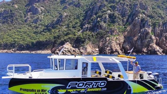 Au départ de Porto : Criques de Piana, Scandola en bateau familial