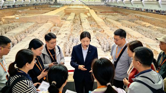 Emperor Qinshihuang's Mausoleum Site Museum independent in-depth guide (Chinese/English/Japanese/Cantonese/Russian, etc.) daily guide service