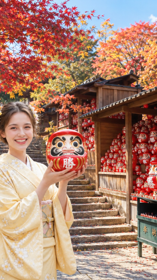 Osaka & Kyoto Scenic Spots Tour | Katsuo-ji Daruma + Kyoto Arashiyama Scenery + Kinkaku-ji Pilgrimage