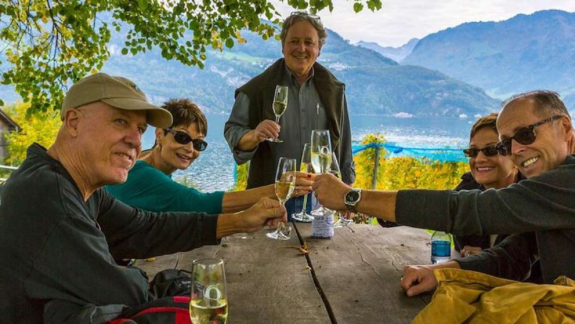 Small Group Wine Tasting by Lake Lucerne in a Traditional Winery