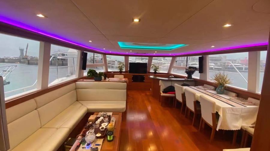 遼寧大連東港遊艇碼頭◆41尺/46尺豪華帆船◆豪華遊艇包船出海體驗【多種船型自由選擇◆親子團建出遊優選】