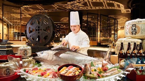 บุฟเฟ่มาเก๊า อาหารมาเก๊า โรงแรมสตูดิโอซิตี้มาเก๊า ร้านอาหารสตาร์เกเธอริ่ง (บุฟเฟ่ต์อาหารเช้า/บุฟเฟ่ต์อาหารกลางวัน)