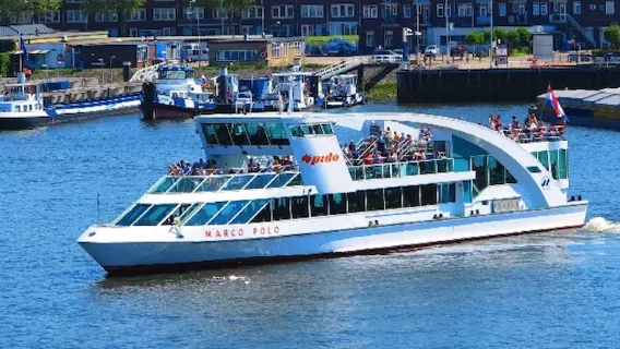 billete de barco de crucero por el puerto de Róterdam - Spido [Navega por los puertos más famosos de Europa/Admira el magnífico horizonte de Róterdam/Vea el barco nacional holandés]