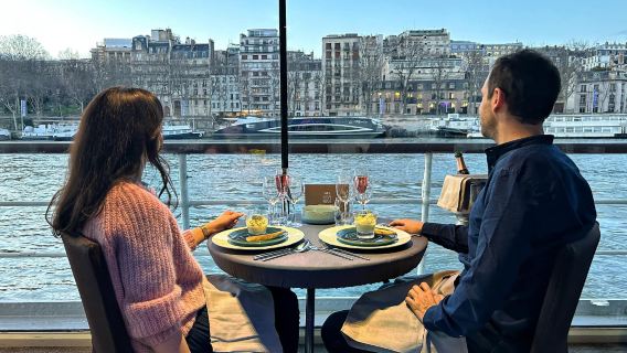 Seine River Cruise Booking in Paris, France (Bateaux Parisiens Romantic Cruise + French Lunch/Dinner Optional)