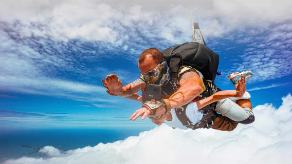 Special Offer - Dropzone Skydiving Day Tour with Ocean Views|Professional videography|Beginner-friendly