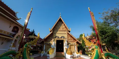 泰國清邁清曼寺+三王紀念碑+契迪龍寺徒步之旅