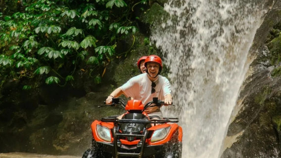 Khám phá ATV Kuber với Chèo Thuyền Vượt Thác|Combo Bali ATV với Bali Chèo bè