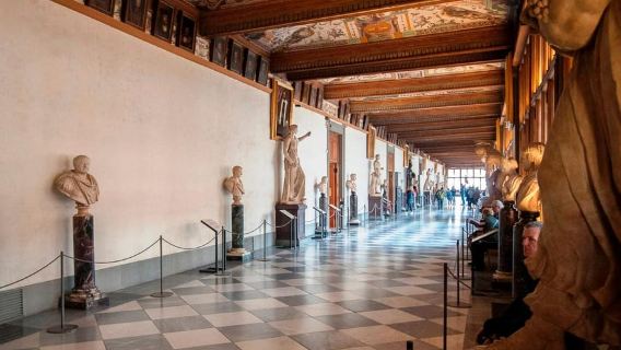 Florencia: Visita sin colas a las Galerías Uffizi y de la Academia