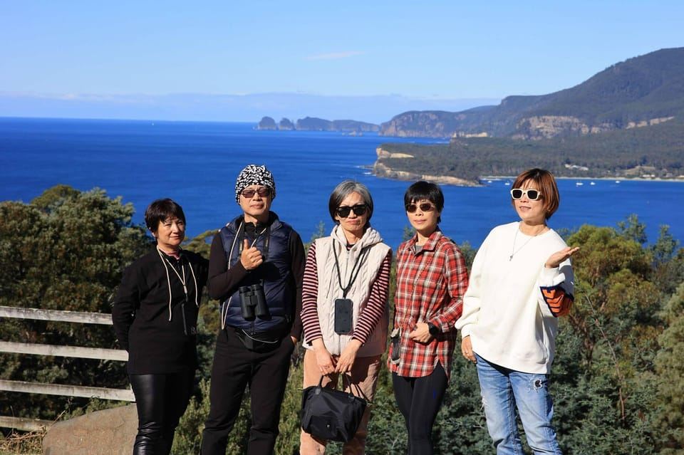 Tour guidato in piccolo gruppo nella penisola di Tasman partendo da Hobart