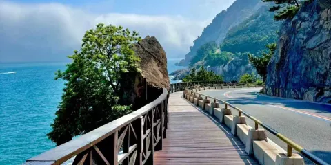 青島嶗山風景+仰口+太清一日遊【 青山漁村/含趕海市區可接】