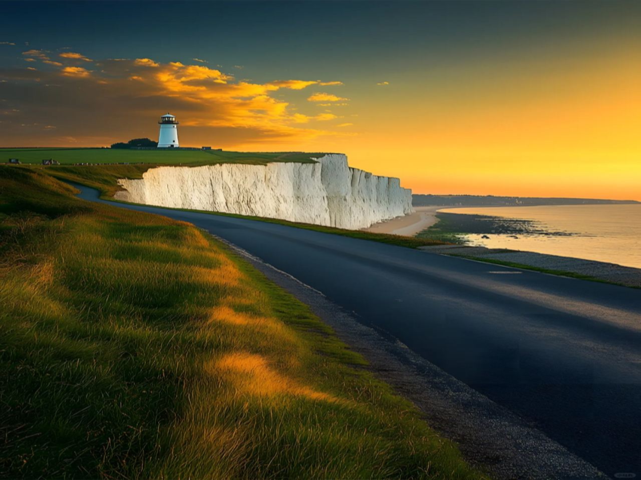 英國七姐妹白崖布萊頓海灘比奇角燈塔包車一日遊倫敦來回中文司導