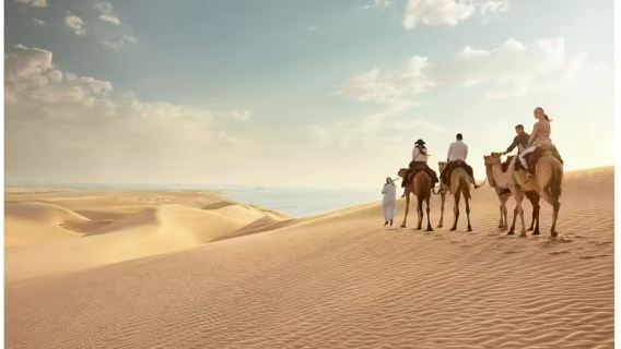 Doha sa mạc Qatar trải nghiệm lướt cát trên biển nội địa [4 giờ thuê xe riêng]