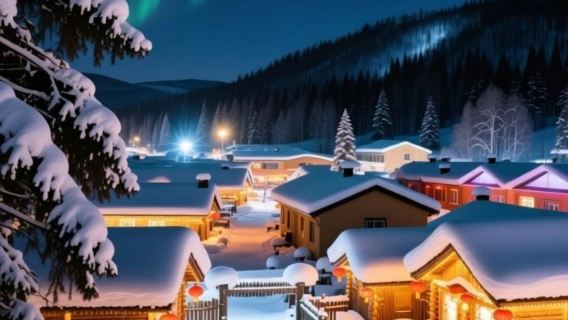 牡丹江中國雪鄉一日《暢銷優選》2-8人小團|冰雪畫廊|看夜景