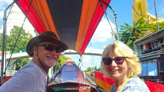 Bangkok: Recorrido guiado de 2 horas en barco de cola larga por el canal