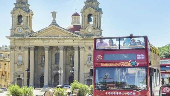 Malta Hop-On Hop-Off Bus Pass + Harbour Cruise