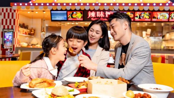 Buono pasto per due persone al Zhuhai Chimelong Resort Circus Hotel (colazione/pranzo/cena al buffet di Food Street)