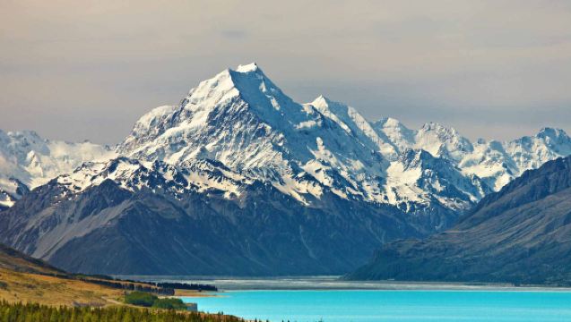 New Zealand Queenstown: Lawatan Sehari ke Glacier Gunung Cook & Lembah Hook dengan Pemandu Pelancong Berbahasa Cina & Pengangkutan Hotel