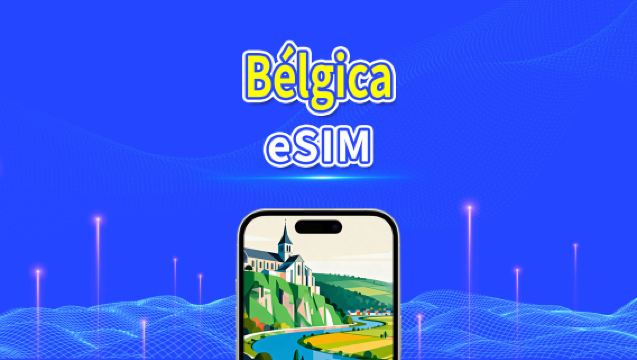 eSIM de Bélgica | 5G/4G | Datos de alta velocidad | 24 horas | 1-30 días | Código QR