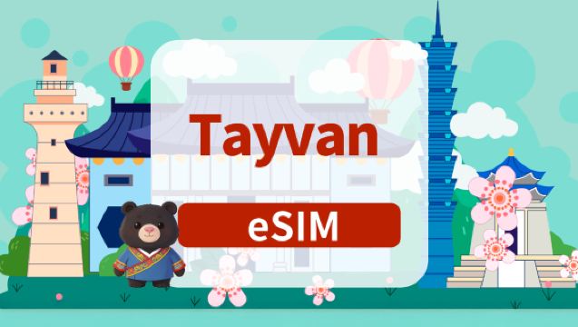 Tayvan 5G eSIM | Günlük Paket/Toplam Paket | 1-180 Gün | Günlük Faturalama | QR Kodu