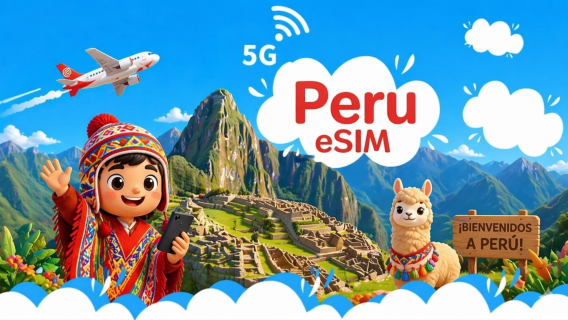Peru eSIM | Tiktok&Chatgpt support | 1-30 days | Up to 100GB data | Calendar Day Bill | QR code