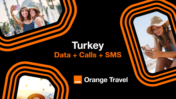土耳其 Orange Travel | 4G/5G eSIM | 數據流量/通話/短訊 | 1-5-10-20-50GB