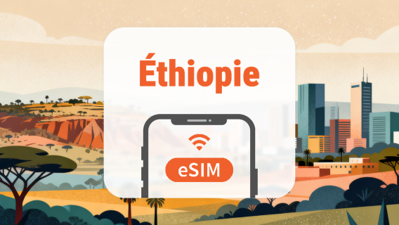 Éthiopie eSIM | IA & TikTok | 1–30 Jours | Code QR