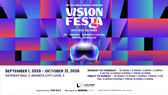 VISION FESTA MANILA: sukeltaa tähtien maihin (K-POP-musiikki ja VR-kokemus)