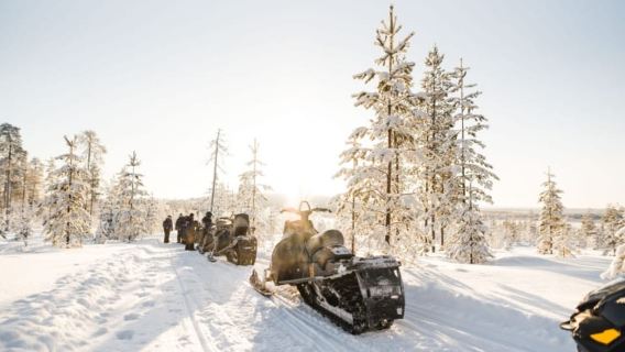 Rovaniemi: Full-Day Snowmobile Safari With Lunch
