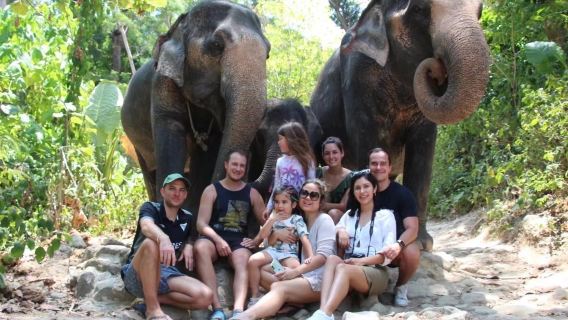 Phuket Camp Chang Kalim - elephant camp half-day tour with multiple time slots available for elephant riding, bathing, or feeding