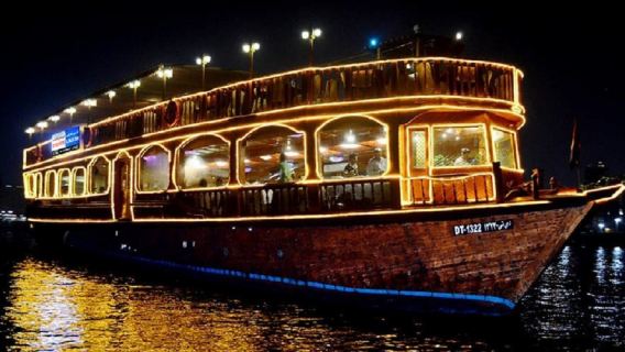 Croisière dîner en voilier sur la rivière Dubaï/Dubaï Marina aux Émirats Arabes Unis
