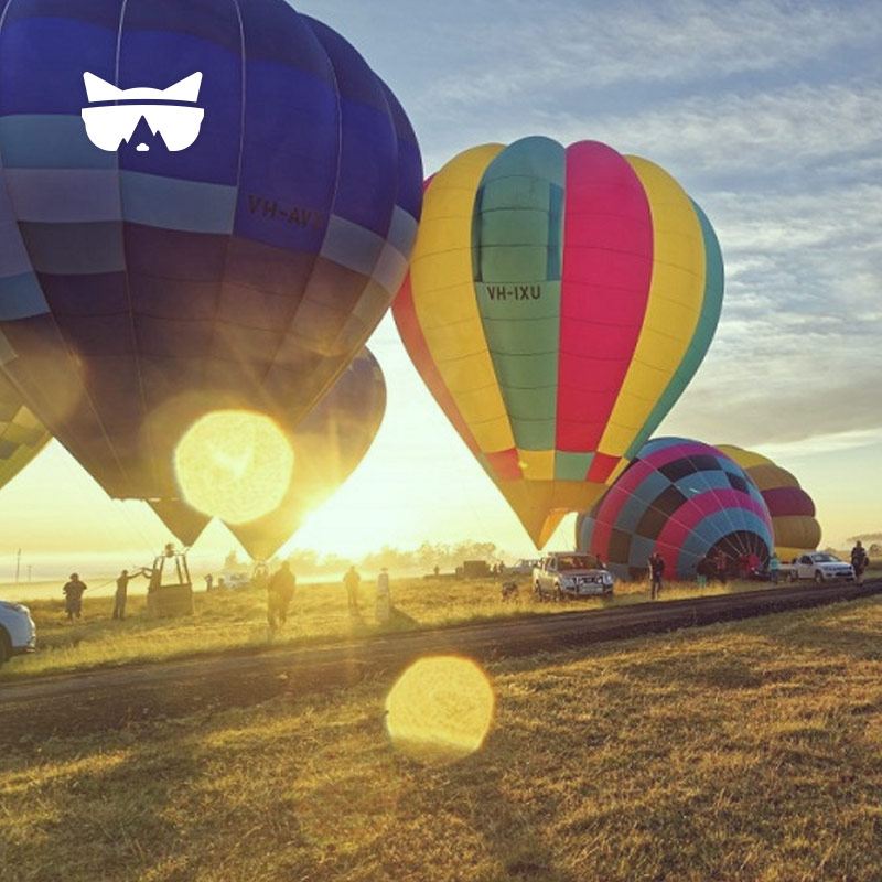 Australia Travel Sydney Hunter Valley Hot Air Balloon Ride [Hunter Valley + Hot Air Balloon Ride + Sunrise Flight + Delicious Breakfast + Includes Photos]