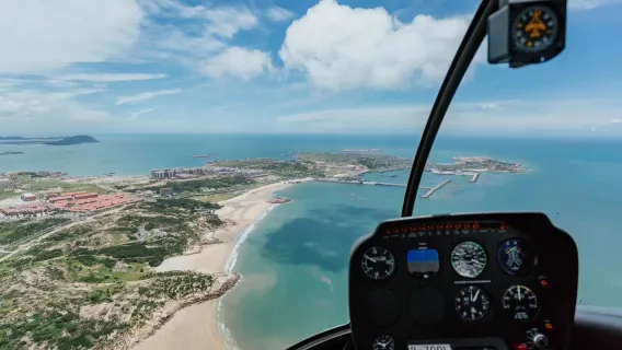 上海奉賢直升機飛行體驗【俯瞰浦江第一灣/上海之魚/碧海金沙】