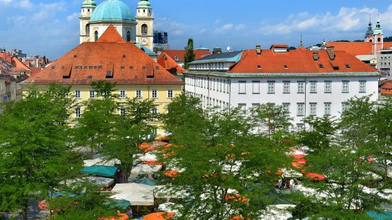 Pusat Bandar Ljubljana & Istana Ljubljana: Lawatan Berpandu