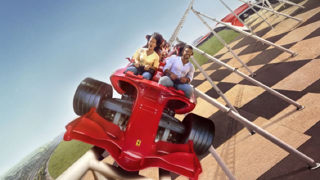 Ferrari World Theme Park one-day tour from Yas Island Abu Dhabi
