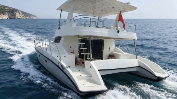 【湛江遊艇包船出海】湛江36尺冠興雙體遊艇包船出海+KTV～南海明珠碼頭